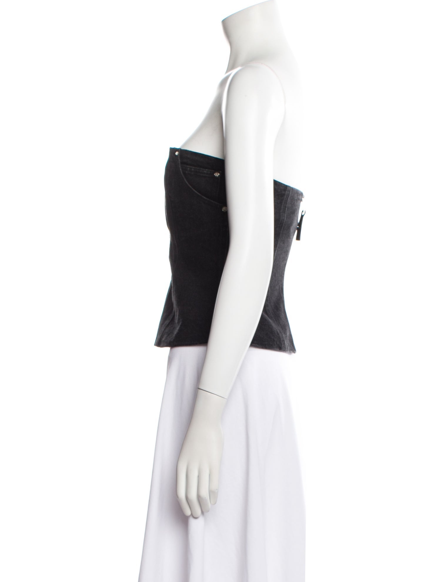 Paris Georgia Strapless Crop Top w/ Tags