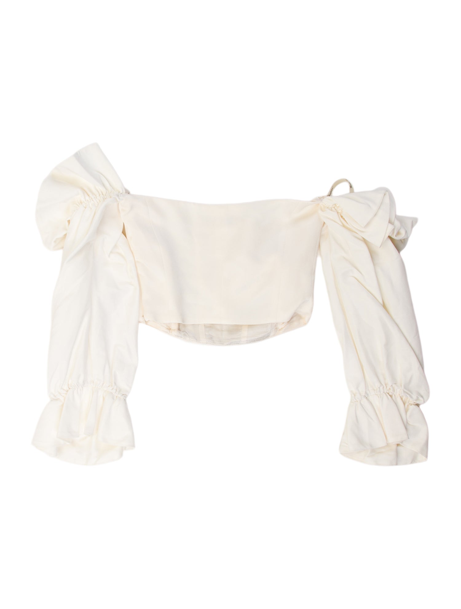 Paris Georgia Strapless Three-Quarter Sleeve Blouse