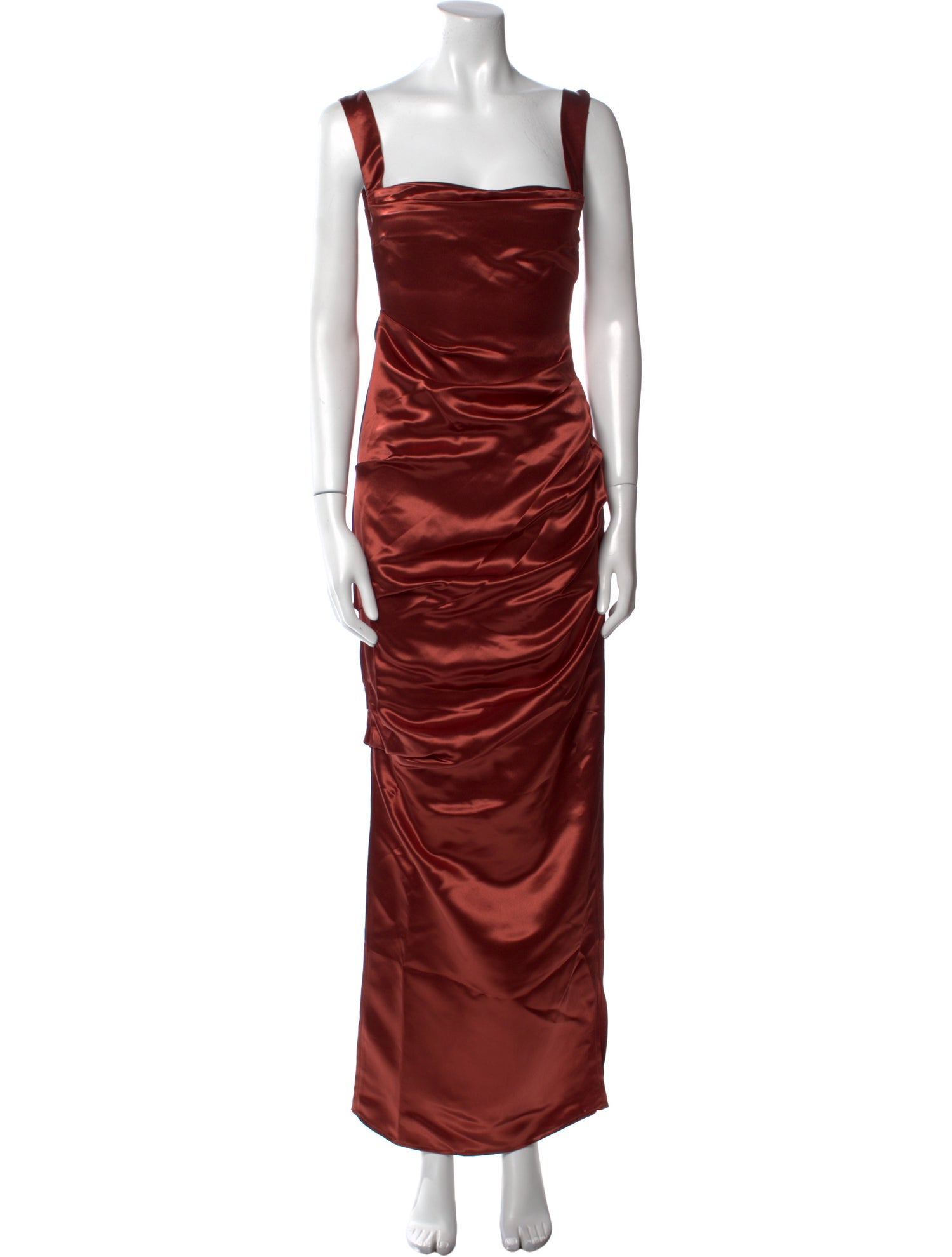 Paris Georgia Square Neckline Long Dress w/ Tags