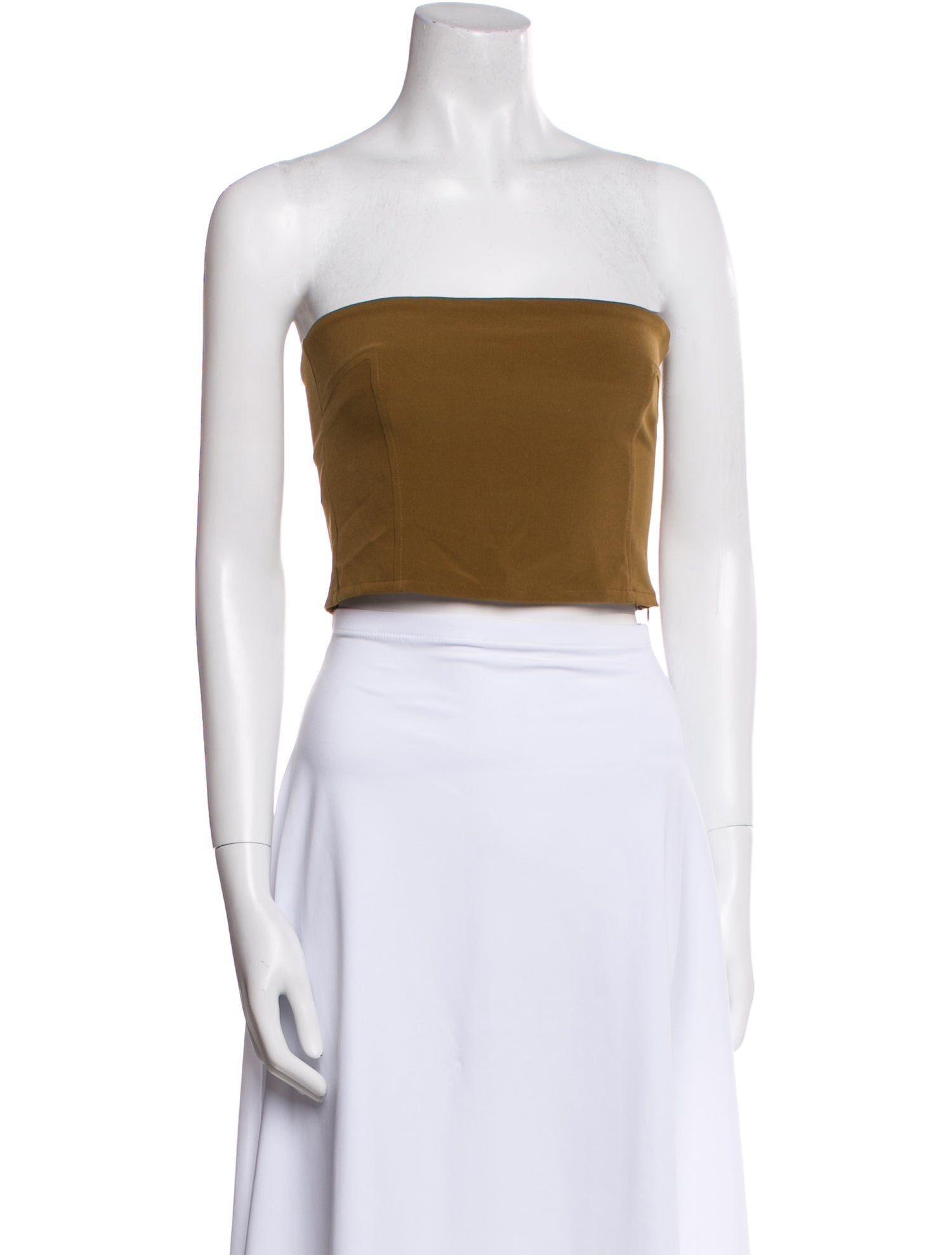 Paris Georgia Strapless Crop Top