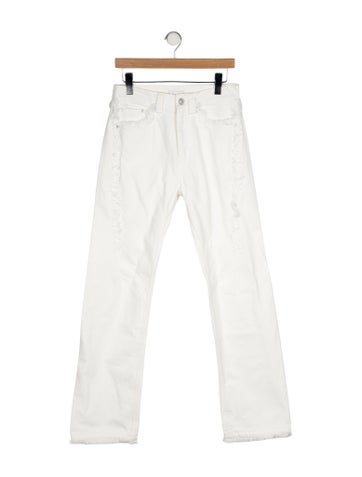 Pre-owned Paris Georgia High-rise Straight Leg Jeans W/ Tags In Multi