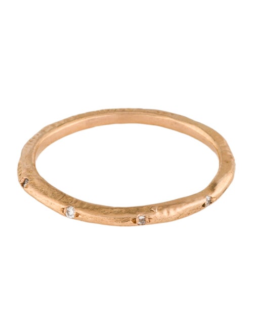 Page Sargisson 18K Lab-Grown Diamond Skinny Carved Stacking Band