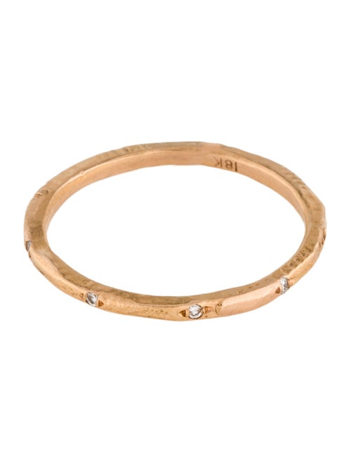 Page Sargisson 18K Lab-Grown Diamond Skinny Carved Stacking Band