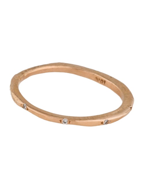 Page Sargisson 18K Lab-Grown Diamond Skinny Carved Stacking Band