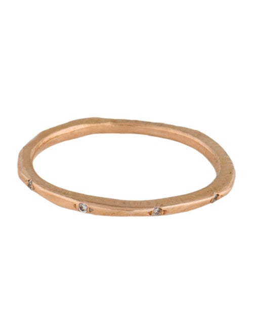 Page Sargisson 18K Lab-Grown Diamond Skinny Carved Stacking Band