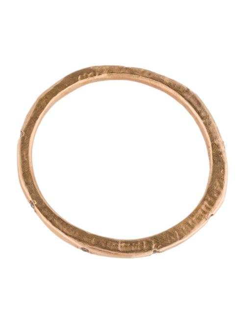 Page Sargisson 18K Lab-Grown Diamond Skinny Carved Stacking Band