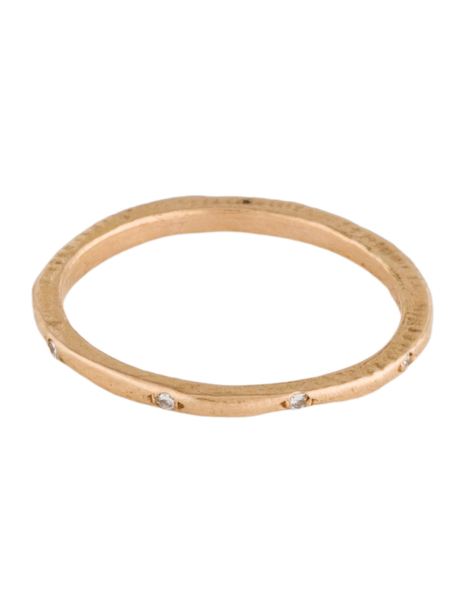 Page Sargisson 18K Diamond Carved Skinny Band