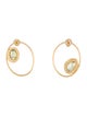 Page Sargisson 18K Sapphire Open Oval Earrings