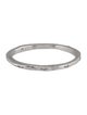 Page Sargisson Platinum Diamond Carved Skinny Band
