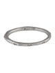 Page Sargisson Platinum Diamond Carved Skinny Band
