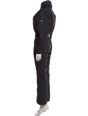 Post Card Nylon Turtleneck Jumpsuit