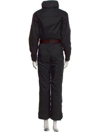 Post Card Nylon Turtleneck Jumpsuit