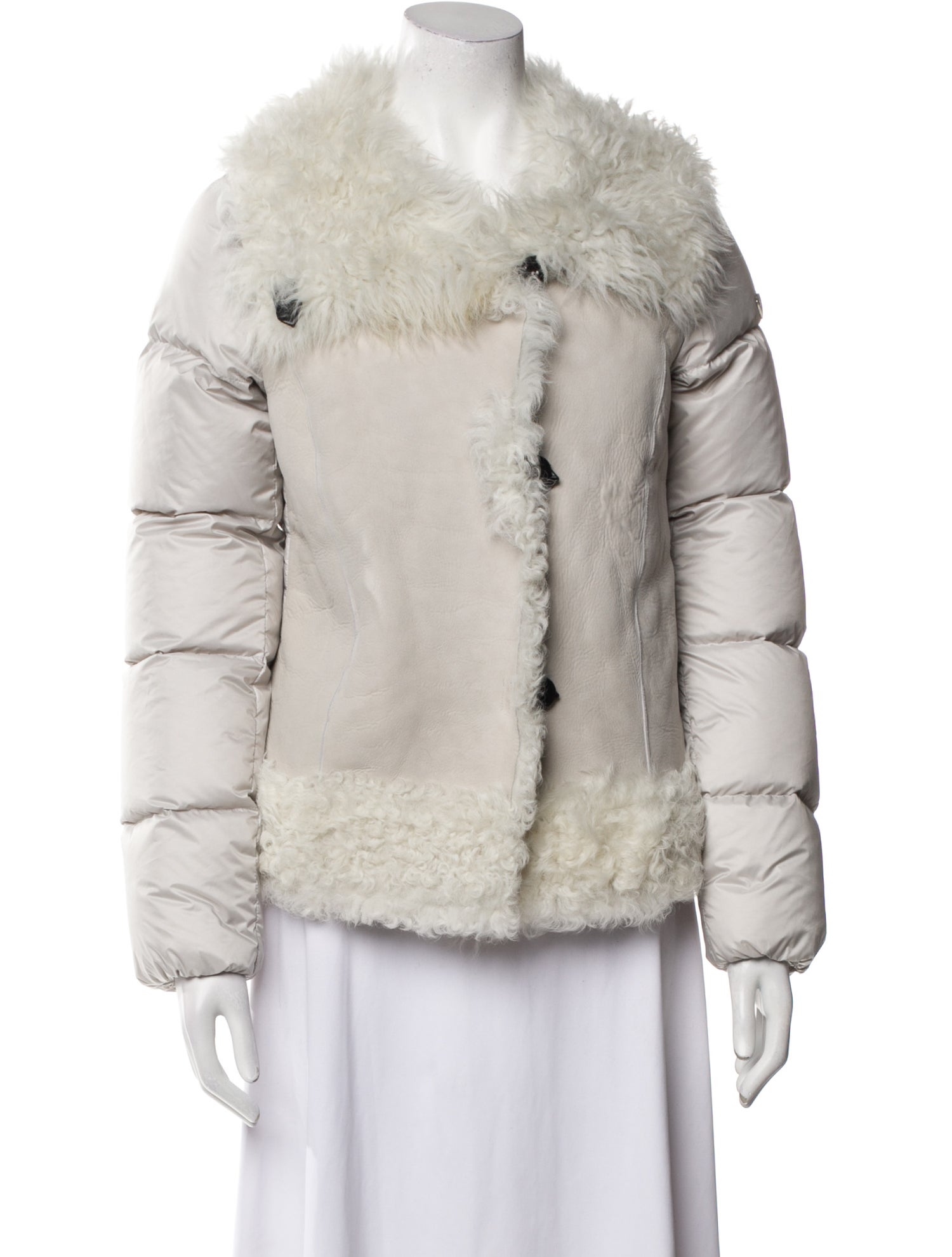 Post Card Faux Fur Jacket w/ Tags