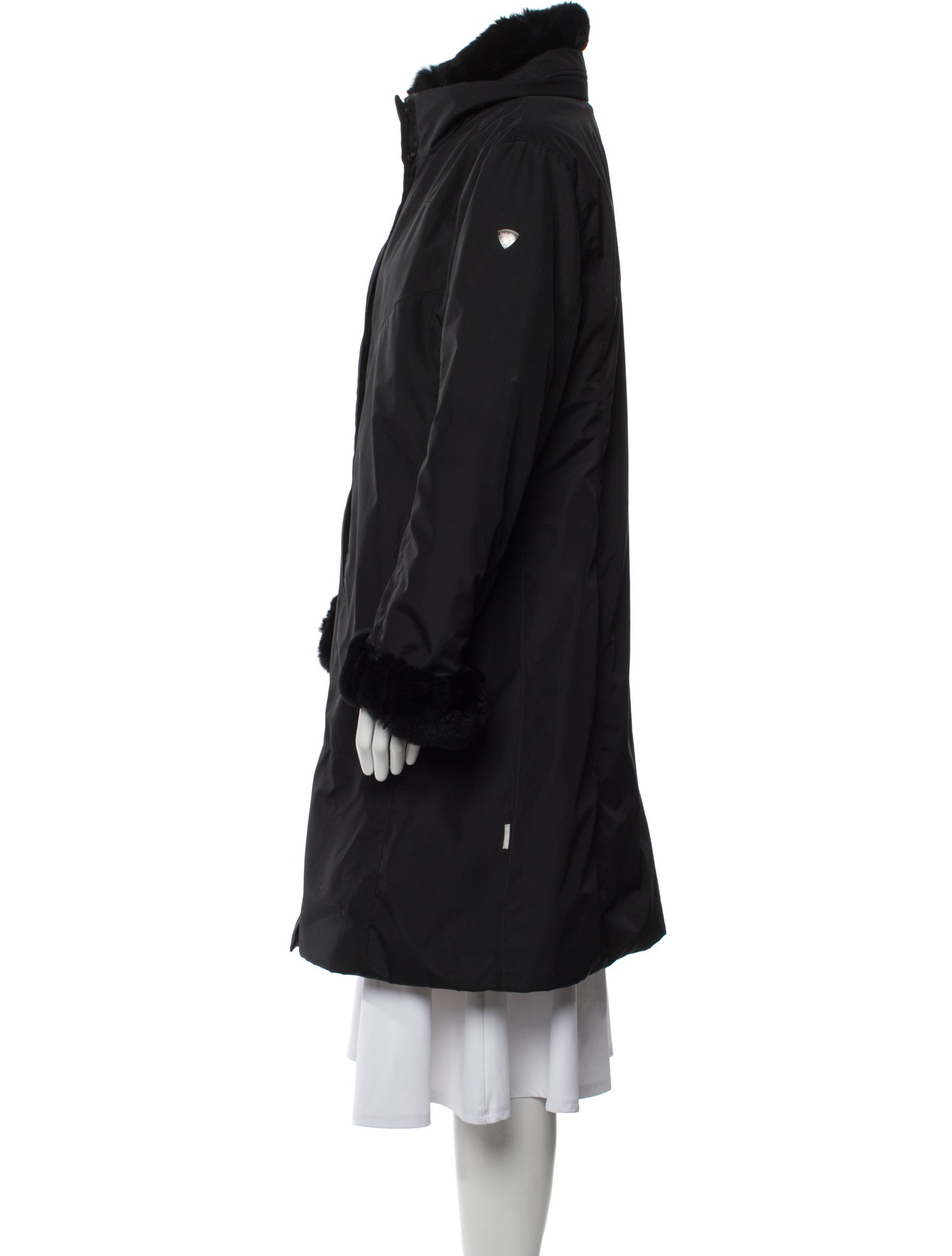 Post Card Faux Fur Coat