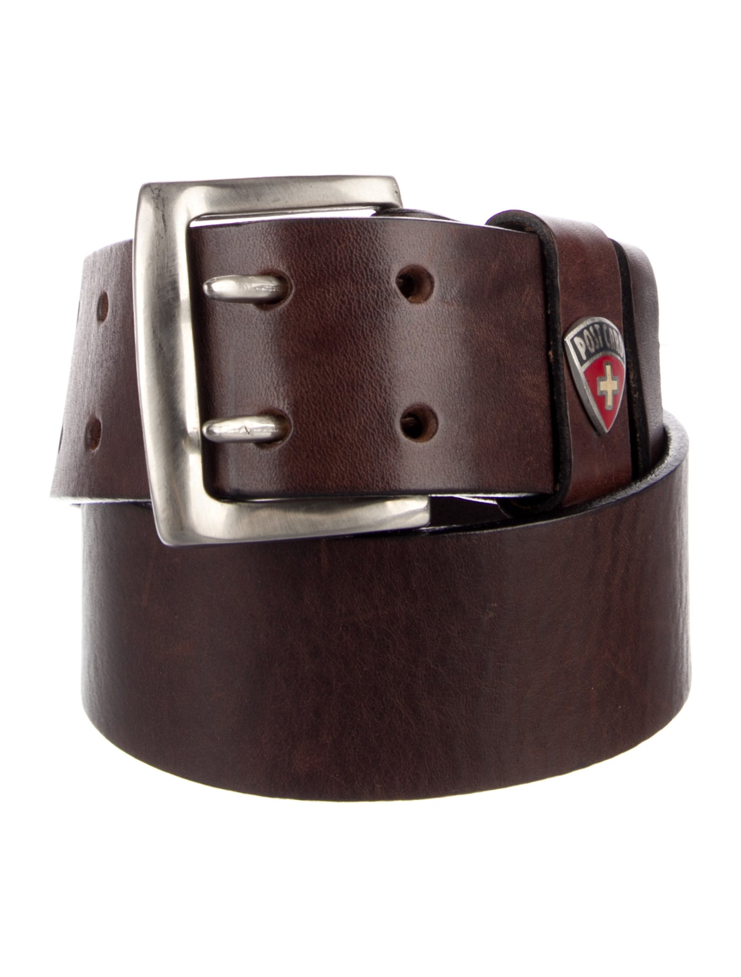 Post Card Leather Waist Belt