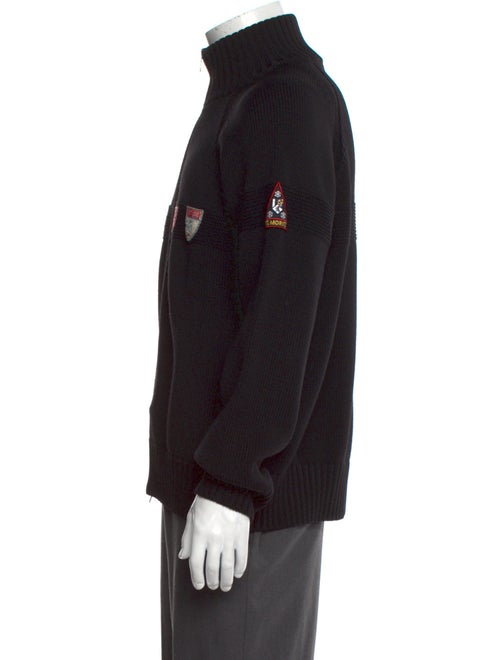 Post Card Virgin Wool Graphic Print Cardigan