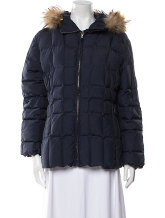 Post Card Faux Fur Jacket