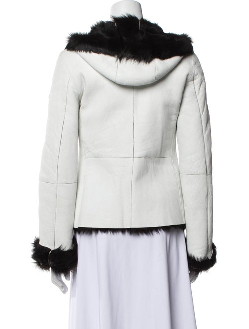 Post Card Lamb Leather Faux Fur Jacket