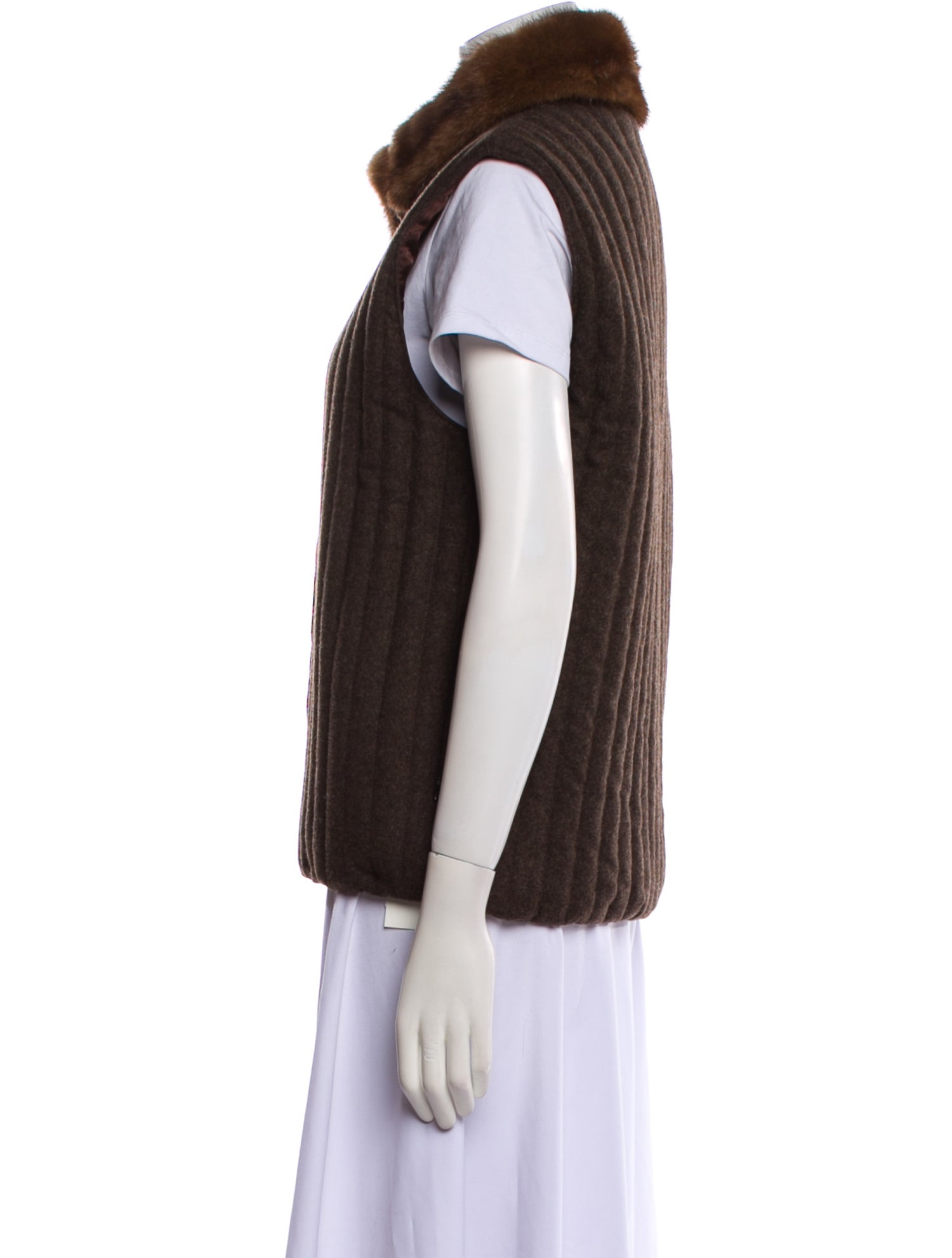 Vintage - Unbranded Striped Vest