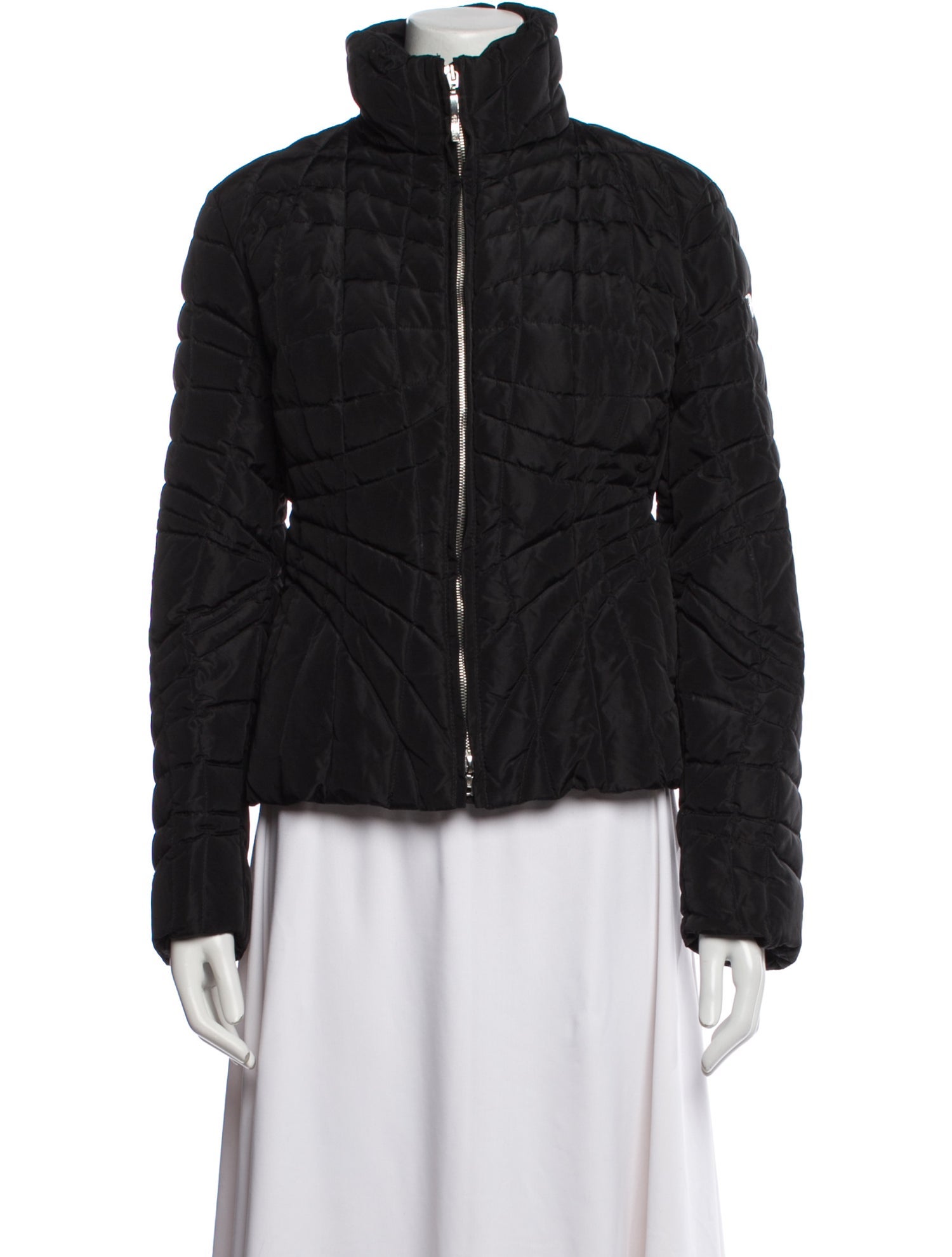 Post Card Nylon Printed Down Coat