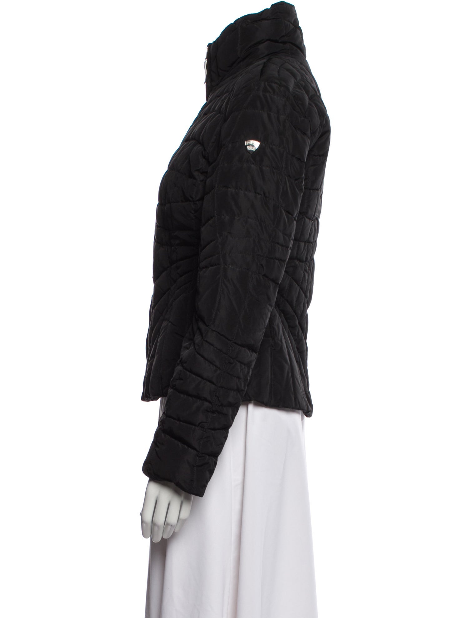 Post Card Nylon Printed Down Coat