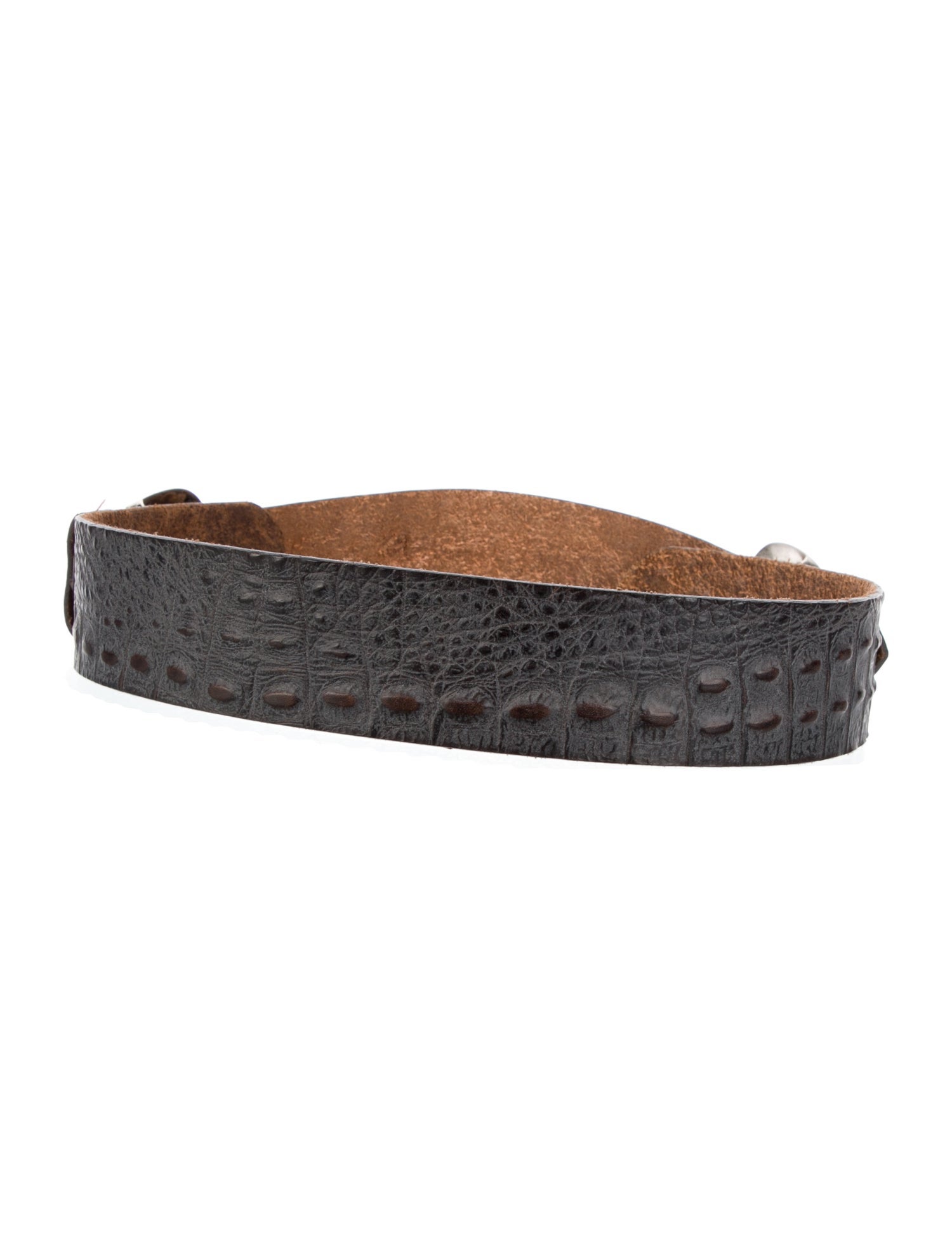 Post Card Wide Leather Waist Belt