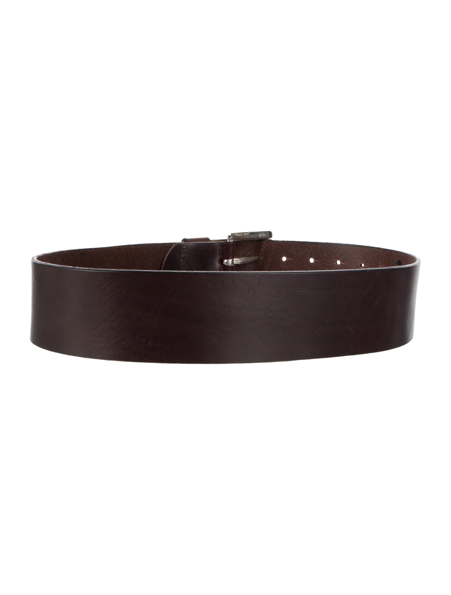 Post Card Wide Leather Waist Belt