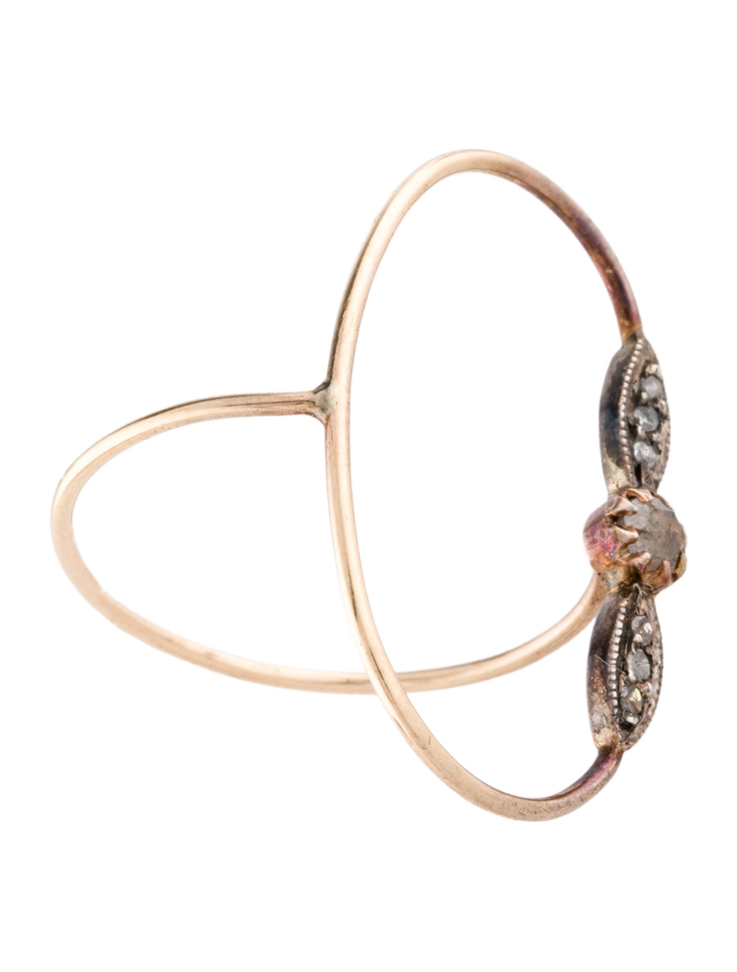 Pascale Monvoisin 9K Diamond Cocktail Ring