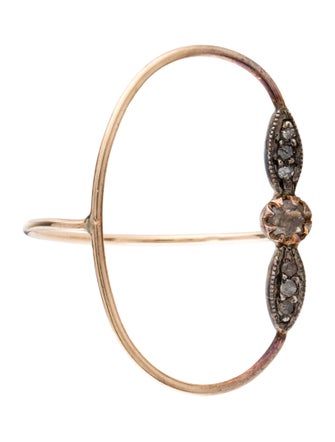 Pascale Monvoisin 9K Diamond Cocktail Ring