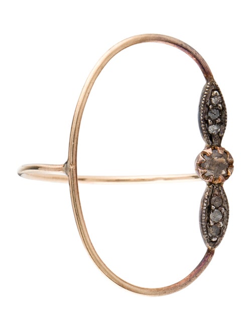 Pascale Monvoisin 9K Diamond Cocktail Ring