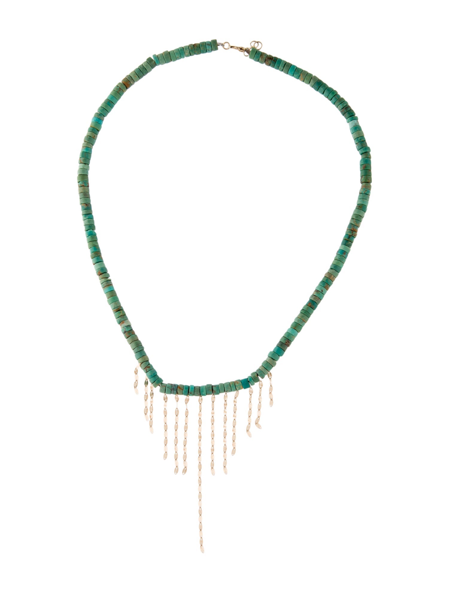 Pascale Monvoisin 9K Turquoise Taylor N°3 Beaded Necklace