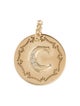Pascale Monvoisin 9K Diamond 'C ' Alphabet Pendant