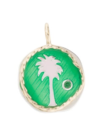 Pascale Monvoisin Tsavorite Garnet & Resin Faro Pendant