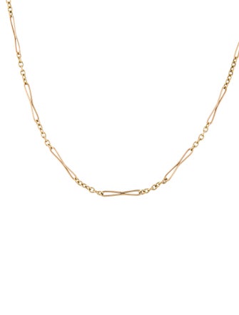 Pascale Monvoisin 9k Diamond Link Chain Necklace
