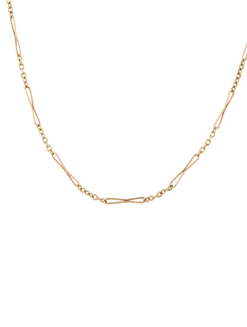 Pascale Monvoisin 9k Diamond Link Chain Necklace