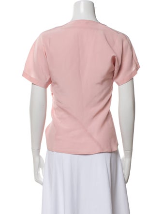 Perret Schaad Silk V-Neck Blouse