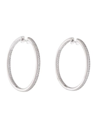 Peter Storm 14K Diamond Inside-Out Hoop Earrings