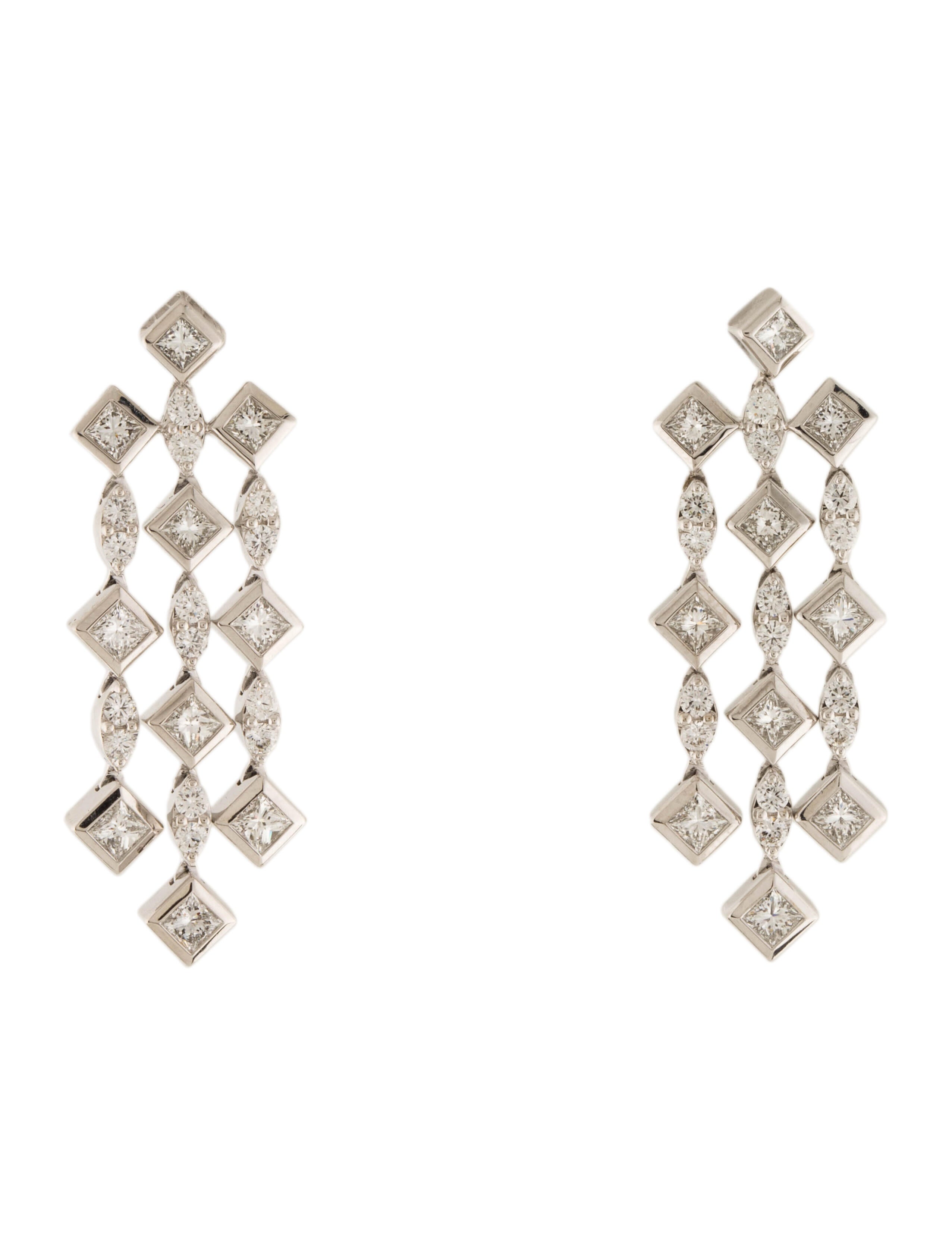 Peter Storm 18K 2.38ct Diamond Drop Earrings