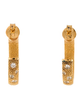 Peter Storm Sapphire Hoop Earrings