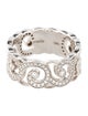 Peter Storm 18K Diamond Spiral Scroll Band