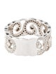Peter Storm 18K Diamond Spiral Scroll Band