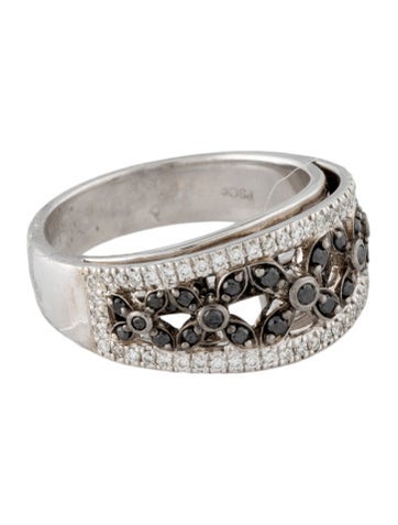 Peter Storm Band 18K Diamond Black & White 6