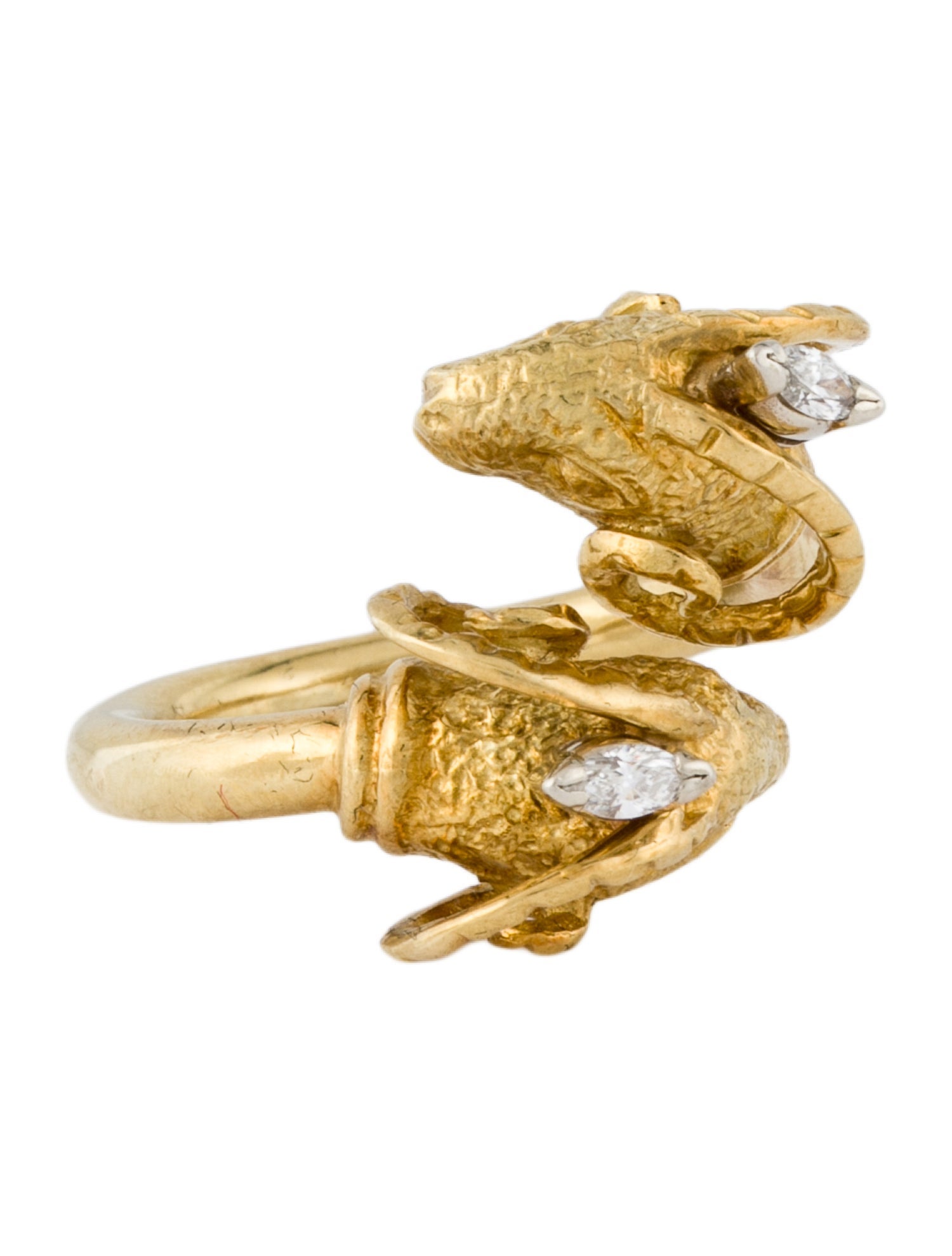 Peter Lindeman 18K Diamond Argali Band Ring