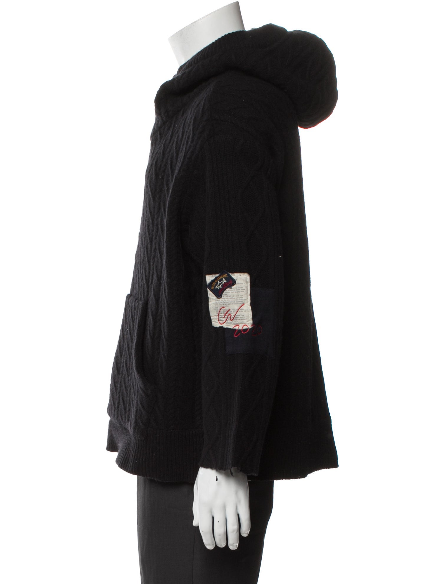 Paul & Shark x Greg Lauren Wool Crew Neck Hoodie