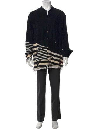 Paul & Shark x Greg Lauren Striped Long Sleeve Shirt