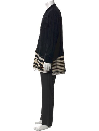 Paul & Shark x Greg Lauren Striped Long Sleeve Shirt