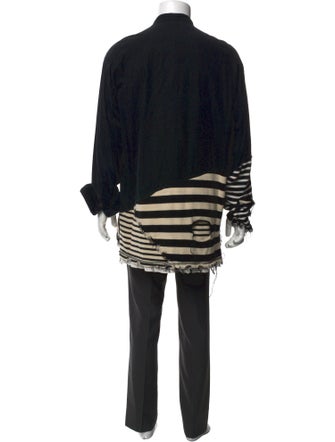 Paul & Shark x Greg Lauren Striped Long Sleeve Shirt