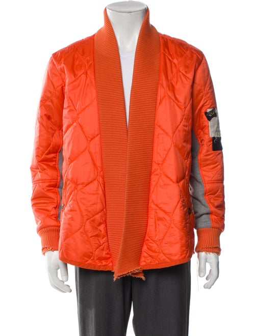 Paul & Shark x Greg Lauren Plaid Print Puffer Coat