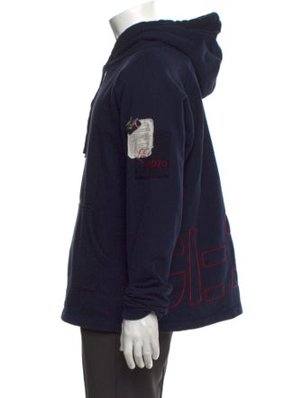 Paul & Shark x Greg Lauren Crew Neck Long Sleeve Hoodie