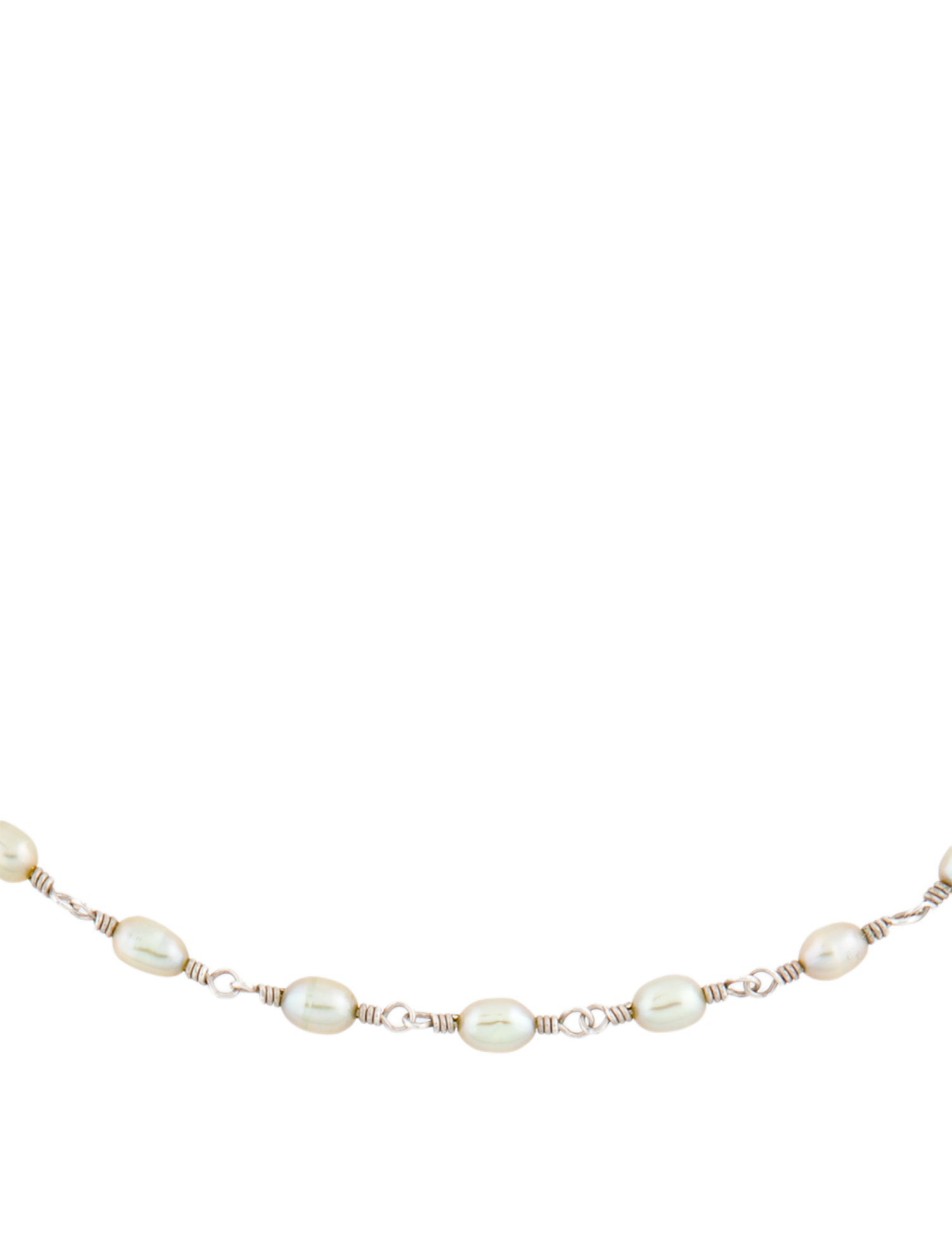 Presley Oldham Pearl Choker Necklace